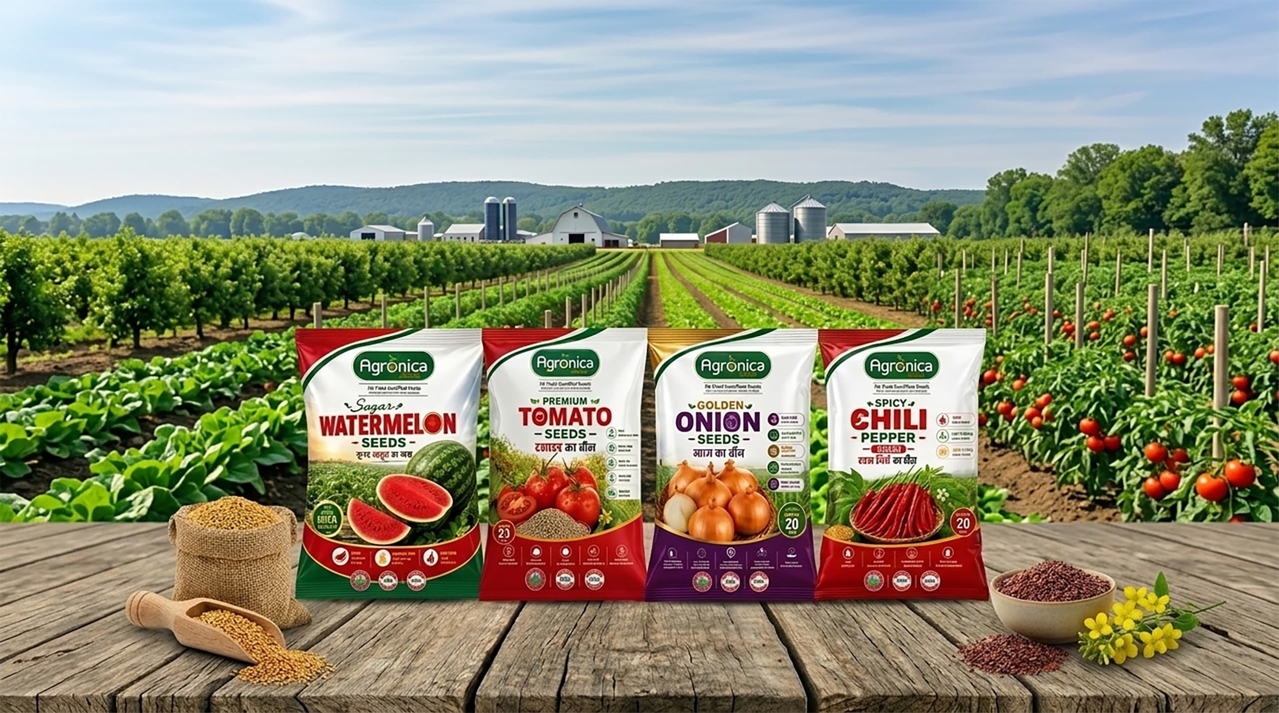 Scientific crop cultivation and high-quality seeds